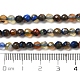 Chapelets de perles d'agate naturelle G-H302-A01-07-5
