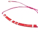 Glass Seed Link Bracelet BJEW-JB08894-05-5