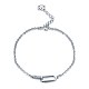925 Sterling Silver Link Bracelets BJEW-BB30083-1