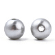 Perles d'imitation en plastique ABS peintes à la bombe OACR-T015-05B-03-1