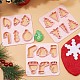 GORGECRAFT 3 Styles Christmas Clay Cutters Polymer Clay Earring Cutter Sets Cutting Dies Jewelry Making Templates Plastic Christmas Trees Santa Hat Stencils Modeling Tools for Earrings Jewelry Making TOOL-GF0003-34-4