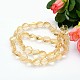 Faceted Flat Round Imitation Austrian Crystal Bead Strands G-M193-10mm-28A-2