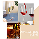 Benecreat 12 pz 12 ciondoli per bicchiere di vino in lega smaltata a tema gatto AJEW-BC0003-89-7