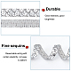 Perles élastiques paillette en plastique et polyester OCOR-WH0082-04A-4