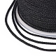 Плетеный шнур из полиэстера для изготовления ювелирных изделий OCOR-F011-C04-3