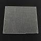 Plaques en plastique carrés de abc utilisés pour les perles à repasser 5x5mm diy DIY-Q009-01-2