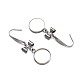316 Stainless Steel Earring Hooks STAS-TA0004-01E-3