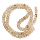 Natural Gold Rutilated Quartz Beads Strands G-A097-D02-05-2