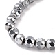 Electroplated Non-magnetic Synthetic Hematite Beads Strands G-G862-02C-3