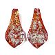 Lampwork grandi ciondoli&nbsp;FOIL-K003-01F-1