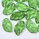 Transparent Spray Painted Glass Pendants X-GLAA-T013-02-C05-1