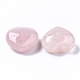Piedra de amor de corazón de cuarzo rosa natural G-S364-062A-3