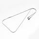 304 Stainless Steel Snake Chain Necklaces NJEW-E026-12P-2