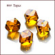 Perles d'imitation cristal autrichien SWAR-F084-6x6mm-08-1