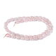 Chapelets de perles en quartz rose naturel G-Z006-A25-3