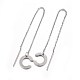 304 Stainless Steel Stud Earrings EJEW-L205-01C-2