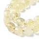 Chapelets de perles de quartz citron naturel G-B065-A10-4
