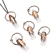 304 Stainless Steel Openable Perfume Bottle Pendant Necklaces NJEW-I239-05R-1