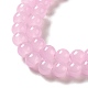 Chapelets de perles en verre imitation jade DGLA-S076-6mm-22-5