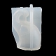 象の鼻 DIY ディスプレイ装飾シリコーン金型  レジン型  UVレジン用  エポキシ樹脂工芸品作り  ホワイト  60x43.5x33mm  内径：28x22mm SIL-F007-13C-3