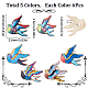 SUNNYCLUE 30Pcs 5 Colors Rack Plating Alloy Pendants FIND-SC0005-78-2