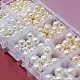 428pcs 8 hilos de cuentas de perlas de vidrio de estilo HY-FS0001-08-4
