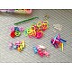 DIY Rubber Loom Bands Refills with Accessories DIY-X0003-B-3
