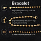 Unicraftale 304 Stainless Steel Ball Chain Bracelets BJEW-UN0001-07G-3
