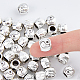 DICOSMETIC 100Pcs Yin Yang Loose Spacer Beads Tai Chi Taoism Beads Alloy Yin Yang Beads Tibetan Style Inspirational Beads Large Hole Beads 5mm Antique Silver Beads for DIY Jewelry Making FIND-DC0002-68-3