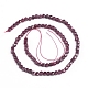 Perles de rubis / corindon rouge naturelles G-E560-A06-4mm-2