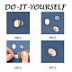 UNICRAFTALE 40 Sets 2 Colors 13x18mm Oval Tray Pendants Making Stainless Steel Pendants and Clear Glass Cabochon for Necklaces Jewelry Making DIY-UN0001-92-5