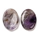 Natural Amethyst Oval Worry Stone G-R487-01F-2