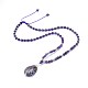 Colliers avec pendentif en améthyste naturelle NJEW-P241-C03-1