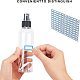 BENECREAT 8 Pack 200ml Clear Fine Mist Spray Bottles with Black Atomiser Sprays Empty Plastic Travel Bottle Set with 10pcs 3ml Droppers TOOL-BC0008-66-4