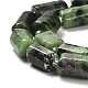 Natural Ruby in Zoisite Beads Strands G-N327-06-02-4