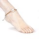 Adjustable Nylon Cord Braided Anklets AJEW-AN00245-4