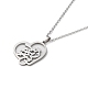304 Stainless Steel Pendant Necklaces NJEW-D047-03P-2