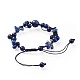 Adjustable Nylon Cord Braided Bead Bracelets BJEW-JB04602-05-3