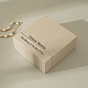 Cajas de cajón de regalo de joyería de papel de cartón OBOX-G016-B03-6