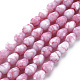 Fili di perle di vetro verniciate opache da forno EGLA-N006-007F-1