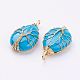 Synthetic Turquoise Pendants G-P269-08-G-1