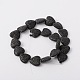 Dyed Natural Lava Rock Bead Strands G917-11-2