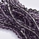 Faceted Bicone Glass Beads Strands EGLA-P017-4mm-03-1