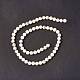 Eau douce naturelle de coquillage perles brins SHEL-C003-10-3