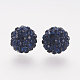 Polymer Ton Strass Perlen&nbsp;RB-K050-10mm-C15-2