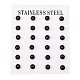 304 Stainless Steel Spray Painted Stud Earrings EJEW-H353-07-G-3