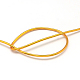 丸アルミ線  曲げ可能なメタルクラフトワイヤー  柔軟なクラフトワイヤー  ビーズジュエリー人形クラフト作り用  オレンジ  17ゲージ  1.2mm  140m / 500g（459.3フィート/ 500g） AW-S001-1.2mm-17-2