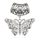 Butterfly Alloy Rhinestone Big Pendants PALLOY-I115-58AS-A-2