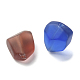 32 brin de perles en verre dépoli transparent de 8 couleurs. GLAA-FS0001-60-3