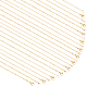 Ожерелья-цепочки ph pandahall с покрытием из 18-каратного золота NJEW-PH0001-25-1